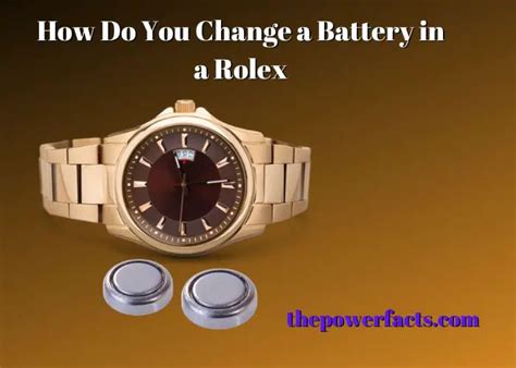 how to change Rolex battery